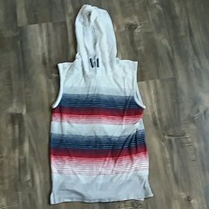 boys hooded sleeveless Tee